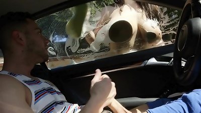 Angela milky Caught A spycam Neighbor masturbating With Her giant fun bags - MOFOS21