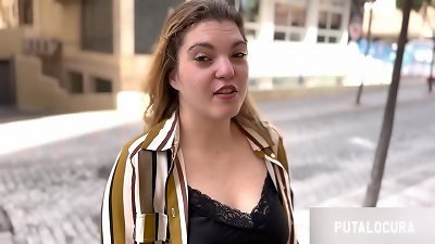 PutaLocura - killer Andalusian Casiopea gulps jizm and screws when caught by Torbe