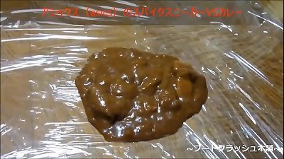 ã€fetishã€‘Japanese gal food punch with Knee high socks asics spike shoes Sneaker&period;