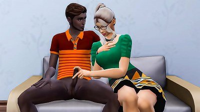 Indian worker must have sex with his yankee boss right in her office otherwise she will be fired - ebony and white porn