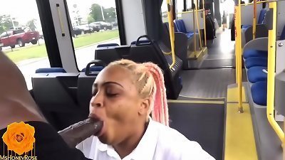 Houston university black whore milks ebony Monster man meat On Public Bus