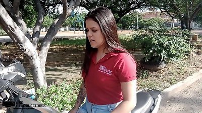 my motorcycle broke down and a stranger helps me with maintenance