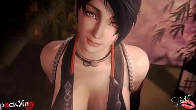 Momiji pockyin Dead or Alive Animated hentai 3-dimensional CGI video