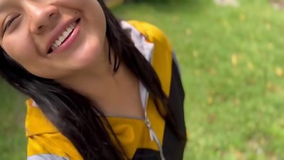 I invited a cute Peruvian girl to fuck at my house