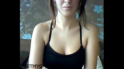 splendid striptease from busty college lady