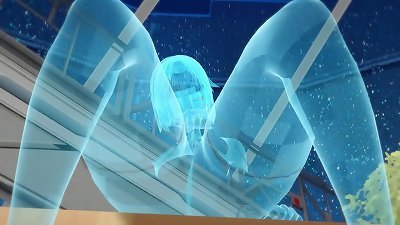 Holo girl - Simulation masturbation - Hologram pornography