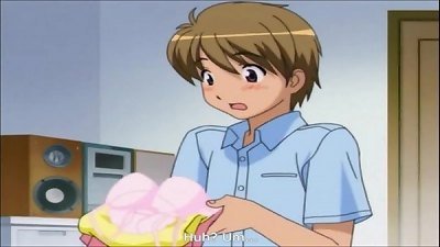 hentai mother Helps son spunk In Her throat