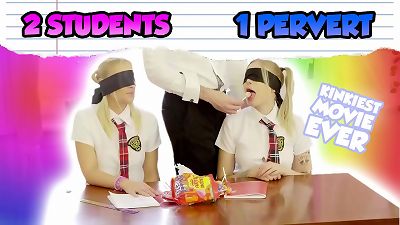 two lesbians sharing one fuckpole - threesome eyes covered dual blowage - Trailer#02 Mimi Cica & Lulu love