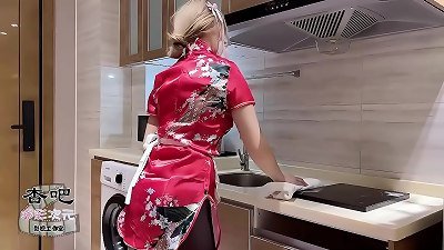 [Duocai Dimension] The chinese woman costume play is so seductive that I can't help but come forth