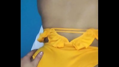 I detect my wife's slut fucking with her step-nephew and recording herself