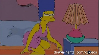 sapphic anime - Lois Griffin and Marge Simpson