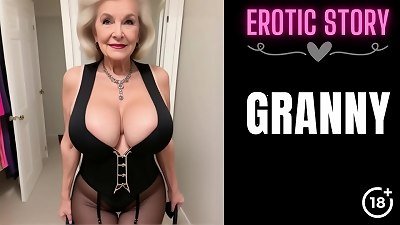 [GRANNY Story] Elevator fuck-fest with a horny GILF Part 1