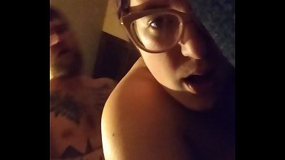 Having fun with round wife