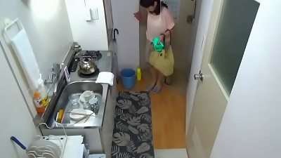 Work of rental elder woman-face behind wifey that husband does not know file NO.61-