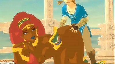 attach and Urbosa The erotic short