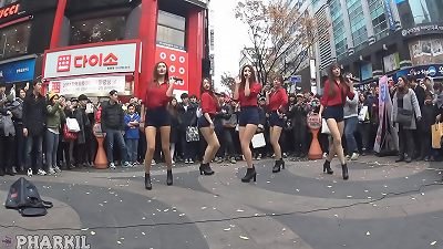 å…¬ä¼—å·ã€91æŠ¥ç¤¾ã€‘éŸ©å›½EXIDè¡—å¤´åˆ¶æœæ€§æ„Ÿçƒ­èˆž