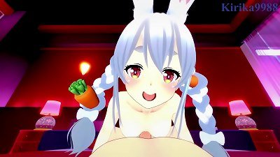 Usada Pekora intense sex. - Hololive VTuber anime porn