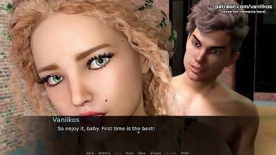 Betrayed | naughty blond skinny stepsister double penetration with stepbrother's enormous penis and a cucumber in her bootie | My sexiest gameplay moments | Part #2