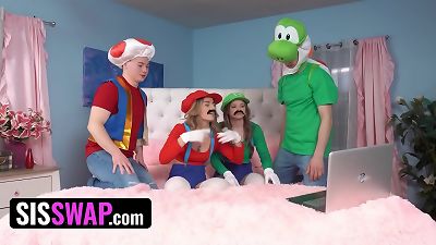 adorable StepSisters Chanel Camryn & Mazy Myers Need Their StepBrother's sausages To Get Viral - SisSwap