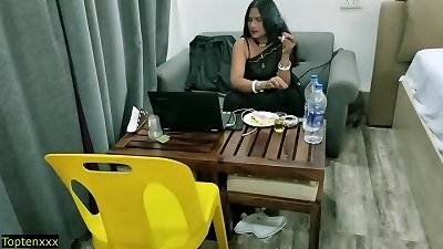 Indian gorgeous Office madam cheated by PS! total story sex
