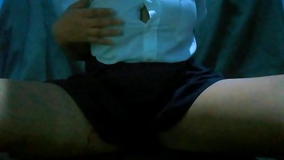 teenage college girl showing