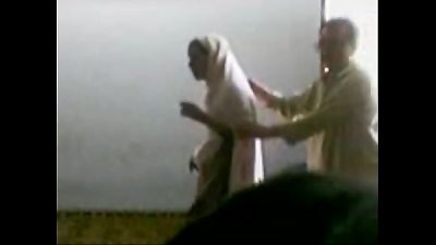 oldmen and youthful woman hidden romp