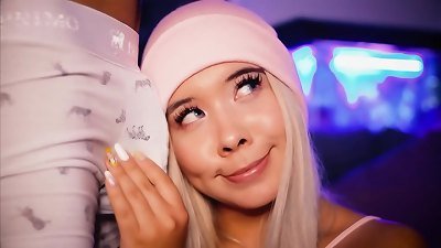 Innocent-faced blond wants to make her stepbrother's man rod firm for you